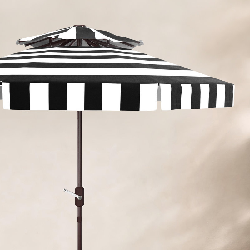 Parasol de plage 8,5 pi Trainor, Noir