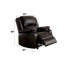 Ensemble de canapé inclinable, causeuse et fauteuil 3 pièces Modern Sofazuriel-874501386