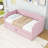 Twin-Size Upholstered Daybed with Pop-Up Twin Trundle-1420268872