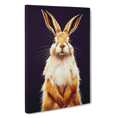 Splendid Hare - Wrapped Canvas