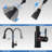 Brushed Nickel Kitchen Faucet With Pull Down Sprayers-130062324
