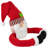 27'' Polyester Santa Claus Tree Topper