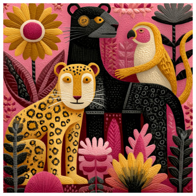 Colorful Animal Scene Comforter