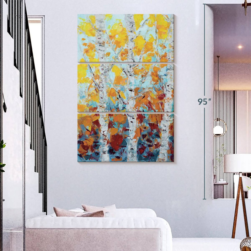 Alvord Aspen October II, 74'' H x 48'' W