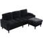 Canapé modulaire confortable avec chenille et porte-gobelet-121117353