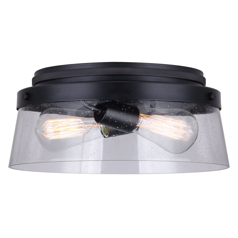 Plafonnier encastré 2 lumières 13 po