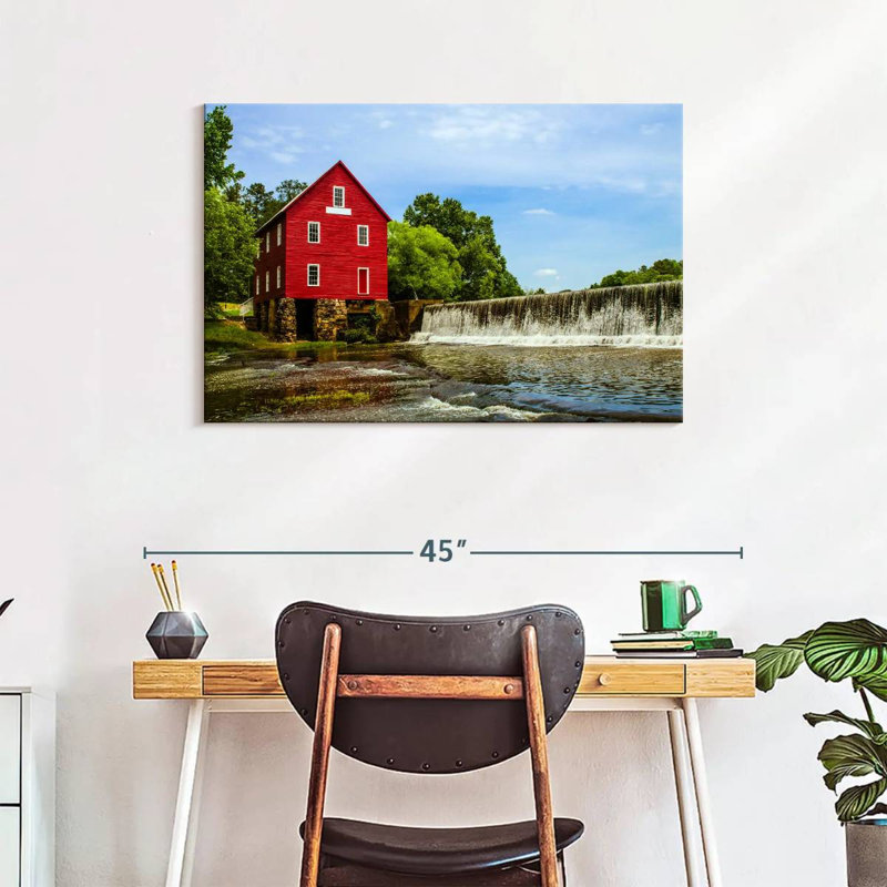 Lilie Starr's Mill, 24" H x 36" W