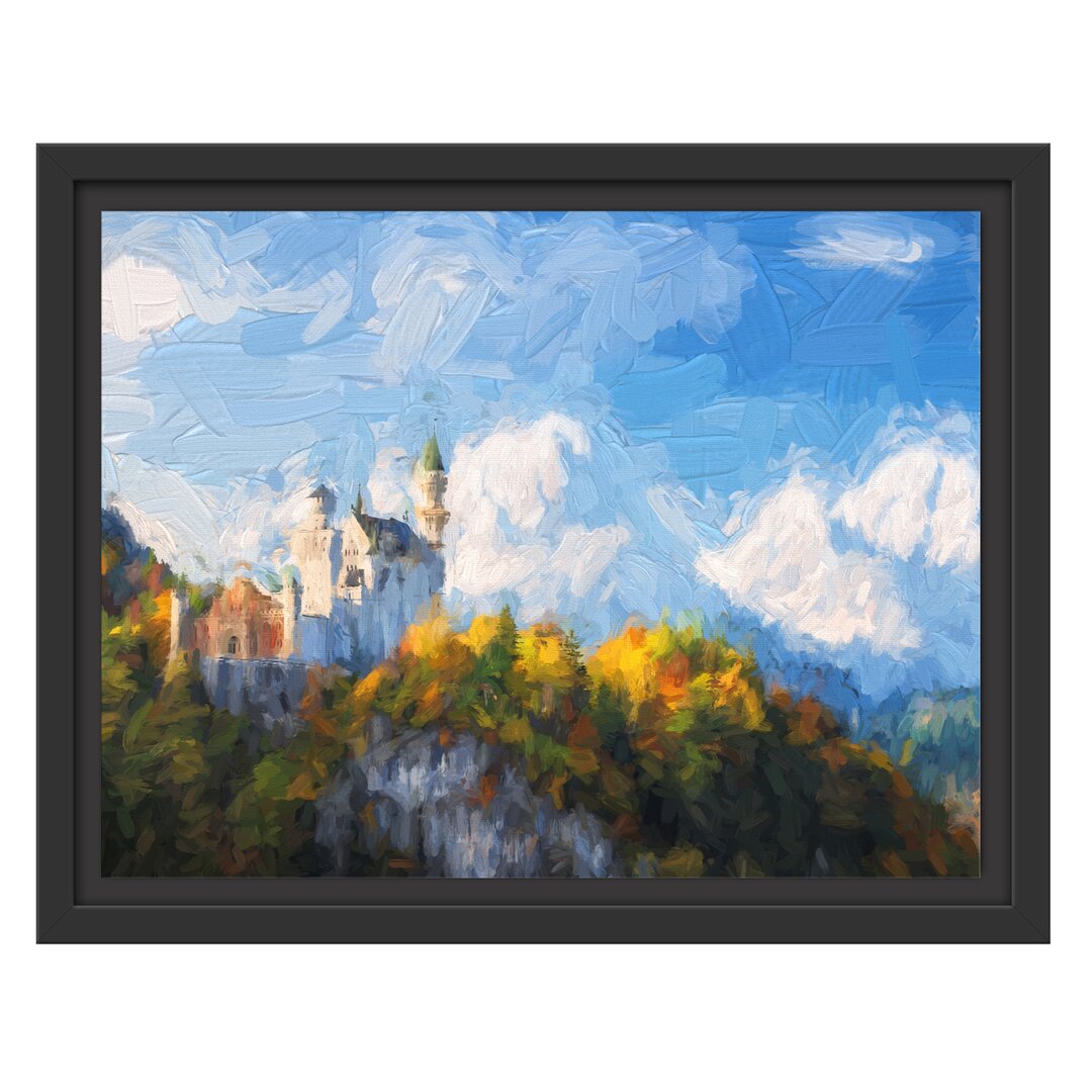 Gerahmtes Wandbild Schloss Neuschwanstein