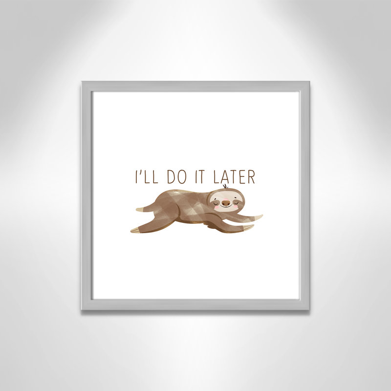Do It Animals, 17" H x 17" W x 1.19" D, Silver Box Framed