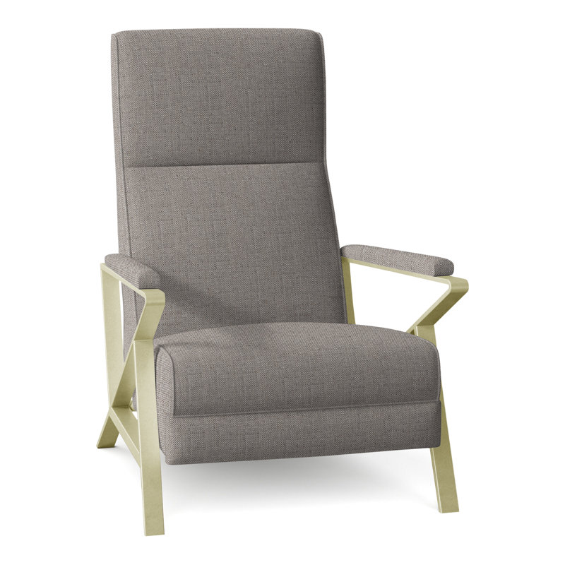 Infinity 28.25" Wide Manual Standard Recliner, Brushed Brass, Perigold Willa Bark