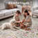 Floral Vintage Washable Beige Area Rug with Non Slip Backing - Low Pile Durable Carpet for Living Room, Bedroom, Dining Room or Office Decor