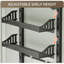 Steel Cabinet Door Organizer