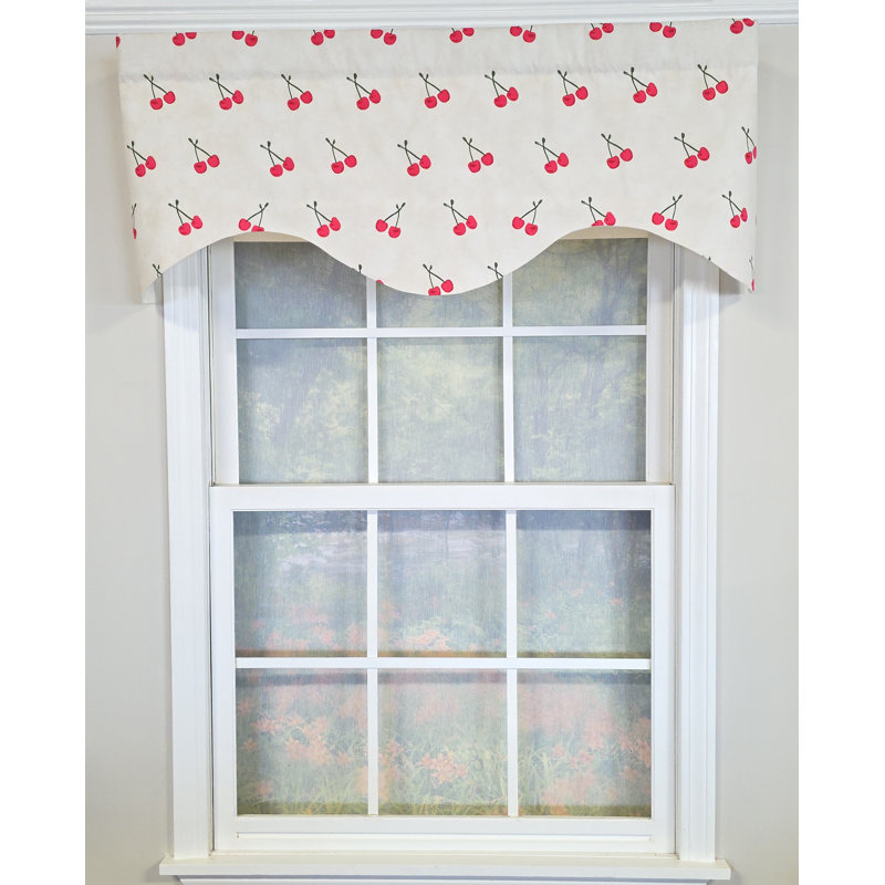 Cherry Dance Cornice Valance
