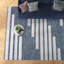Alexio Striped Handwoven Wool/Cotton Navy Area Rug-33405992