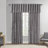 Andora Embroidered Branch Rod Pocket Single Curtain Panel-55080082-55080108