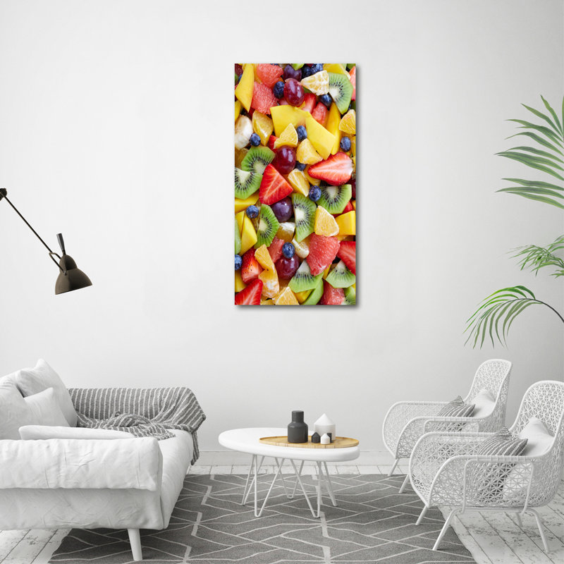 Clarkesville Chopped Fruit - Wrapped Canvas Print