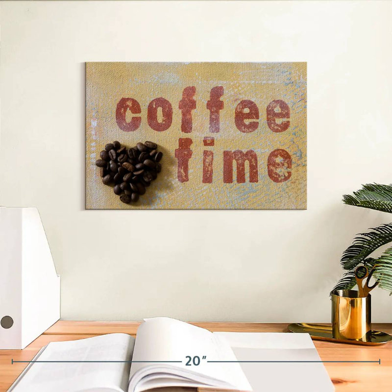Typographie Tergel Coffee Time, H 8 po x l 12 po