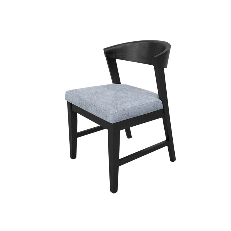 Cove Wood Back Chairs, Vintage Black, Black