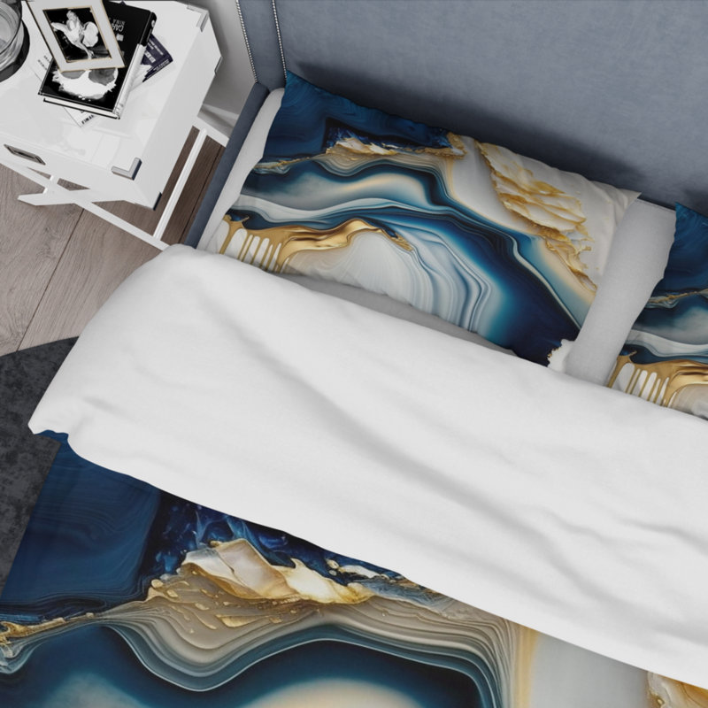 Ensemble d'édredon 4 pièces Modern, Queen Comforter + 3 Additional Pieces