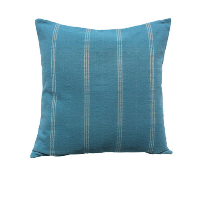 BK Indigo / Shell Handwoven Pillow Cover