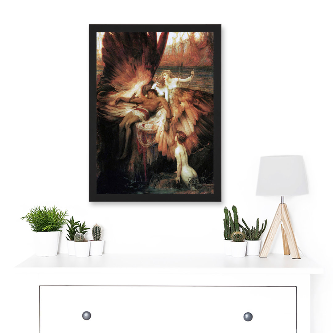 James Mourning For Icarus Myth Greek Wings - Single Picture Frame Painting