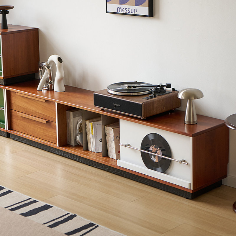 Meuble télé avec portes coulissantes Boxwood