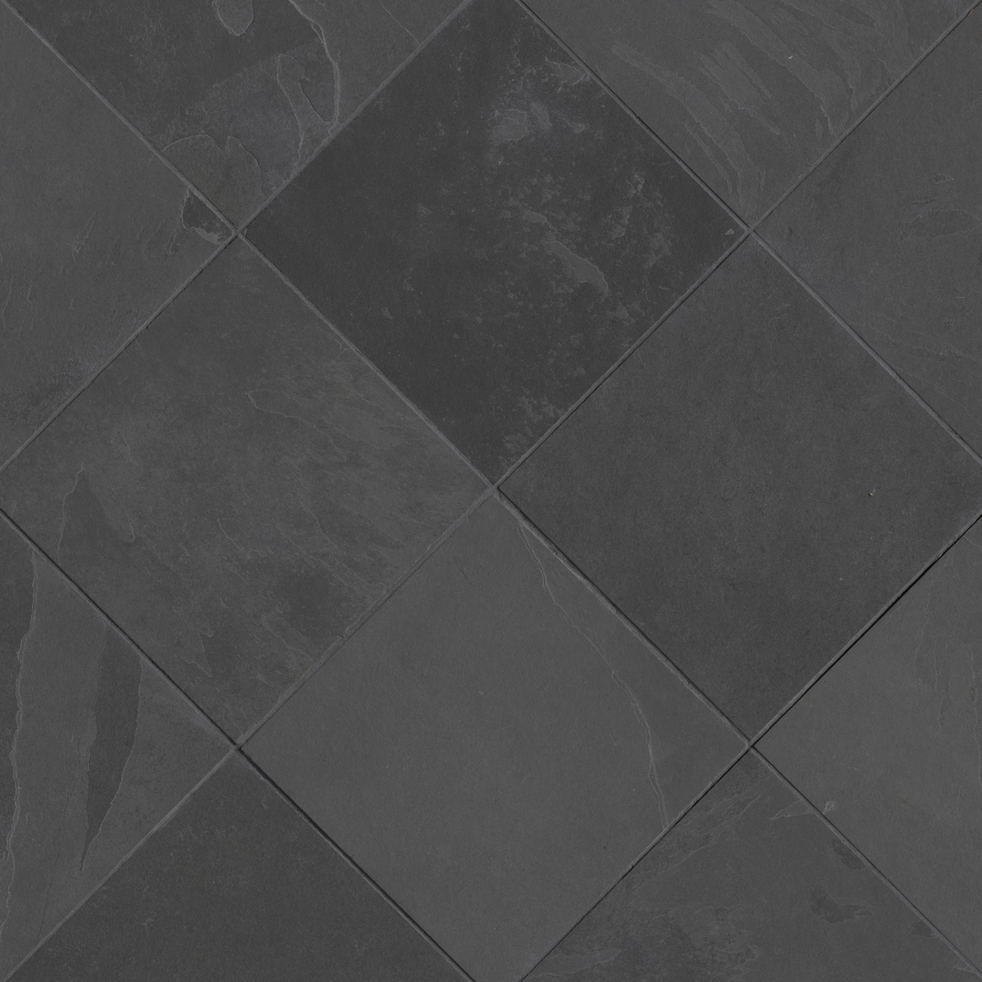 Camden 12 in. x 12 in. Gauged Slate Floor and Wall Tile, Charcoal