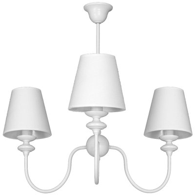 Godinez 3-Light Cluster Shaded Chandeliers