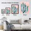 Desert Cactus Pastel Colour Pink Watercolour Wall Art Print
