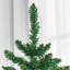 Sapin de Noël artificiel mince de 6 pi de hauteur non éclairé avec branches réalistes et 583 pointes, vert