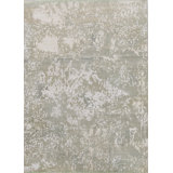 Kendale Abstract Area Rug in Olive/Beige