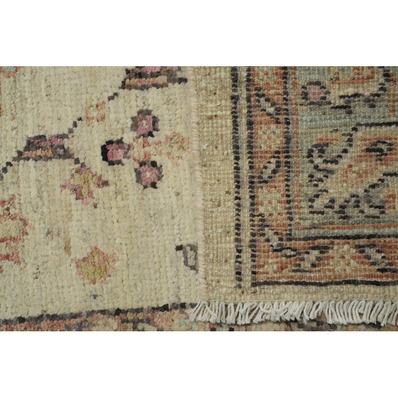 Tapis teint en laine Oushak 3 x 4