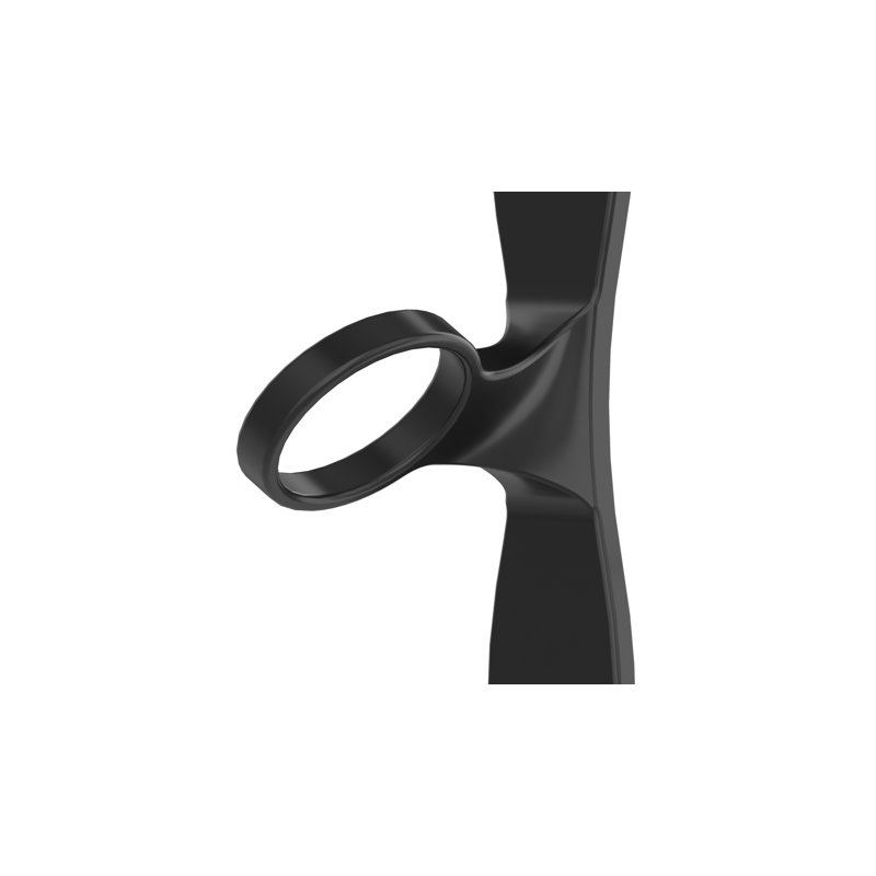 9 Bottle Wall Mounted Wine Bottle Rack, Matte Black