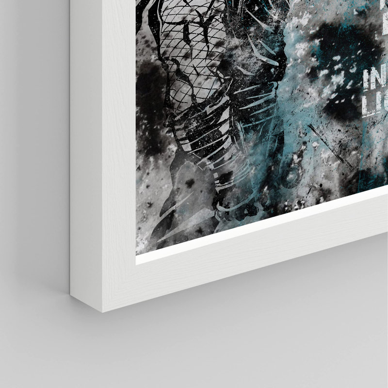 «It's What You Do In The Dark That Puts In The Light» sur papier, Blanc, H 14 po x l 11 po