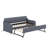 Upholstery Daybed With Trundle And USB Charging Design,Trundle Can Be Flat Or Erected-1892636192