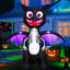 Décoration de jardin d'Halloween gonflable géante d'Halloween pour jardin 6,8 pi avec lumières DEL