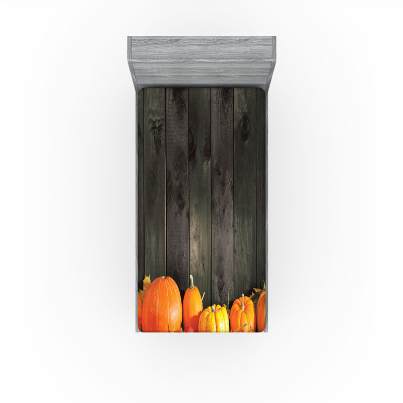 Ensemble de 2 draps-housse Ambesonne Harvest, Drap-housse de taille simple