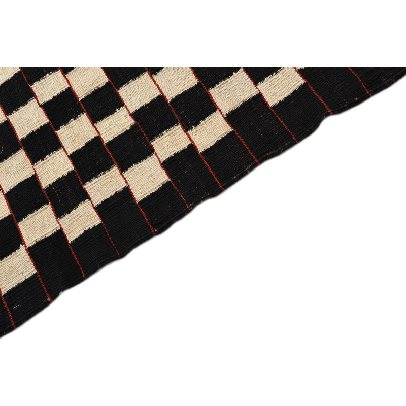 Tapis noir et blanc Noor