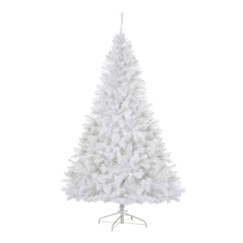 Arbre de Noël 6 pi - Arbre facile à installer avec base robuste, convient à la maison