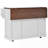 58" Farmhouse Kitchen Island with Storage-307750736