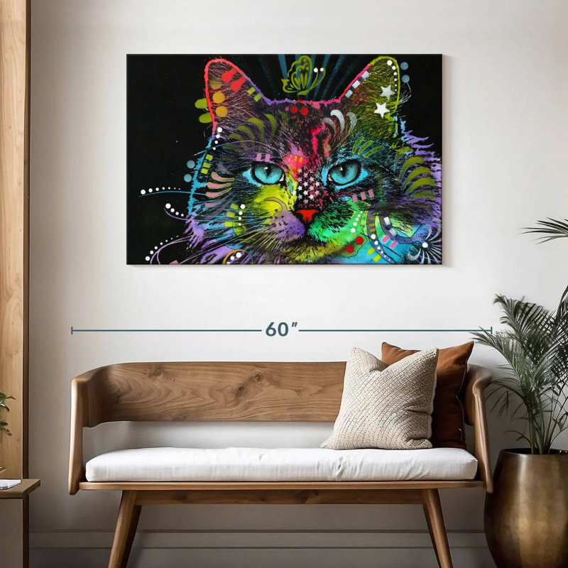 Blue Stare, 30" H x 45" W