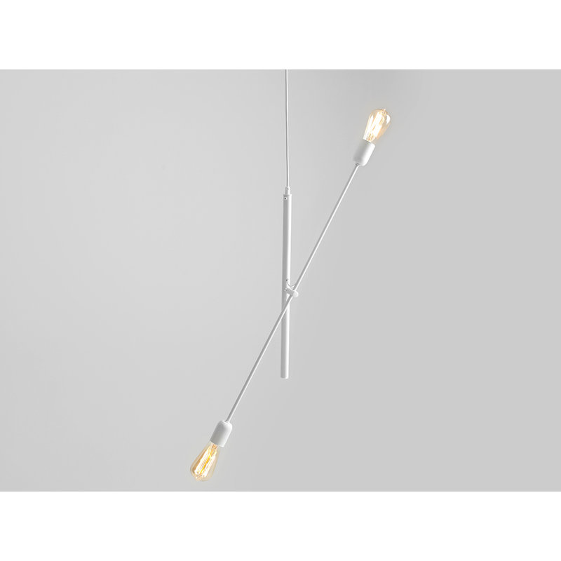 Allegra 2 - Light White Unique/Statement Pendant, White