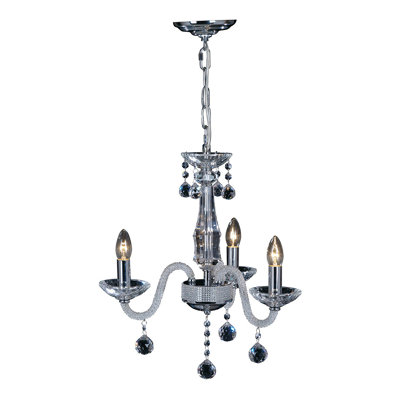 3 - Light Candle Style Chandelier
