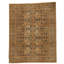 Hand-Knotted High-Quality Green and Brown Area Rug