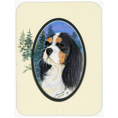 East Urban Home Cavalier Spaniel Glass Cutting Board
