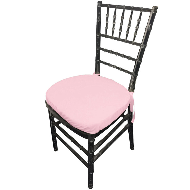 Outdoor 2'' Dining Chair Cushion Cover,  Light Pink