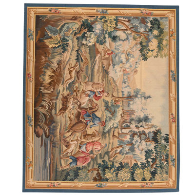 Toile Area Rug