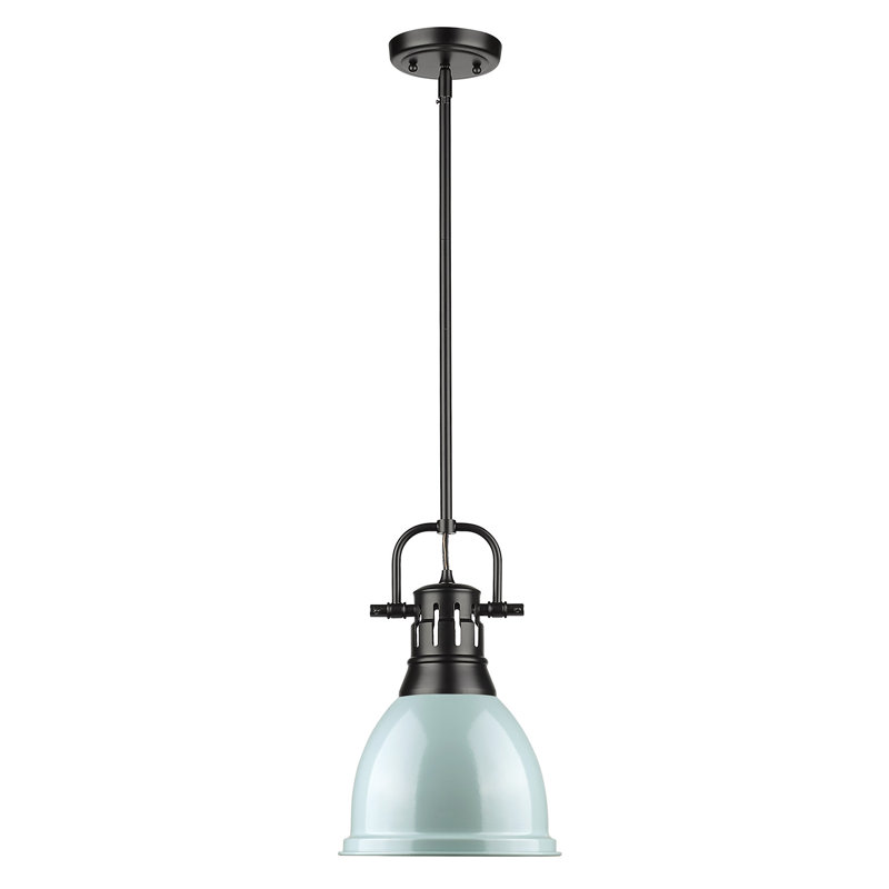 Ruthie 1 - Light Pendant, Seafoam, Matte Black