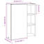 Adrianny W 52mm H Freestanding Framed Medicine Cabinet Mirror-525746883-525746892