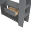 Lit mezzanine en bois avec bureau Wood-689945230